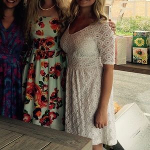 White Banana Republic dress - Mad Men collection